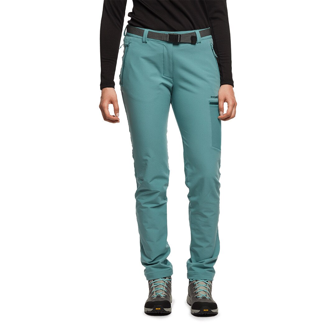 Pantalón largo de mujer Vivier Trangoworld - Verde azulado Verde azulado-2