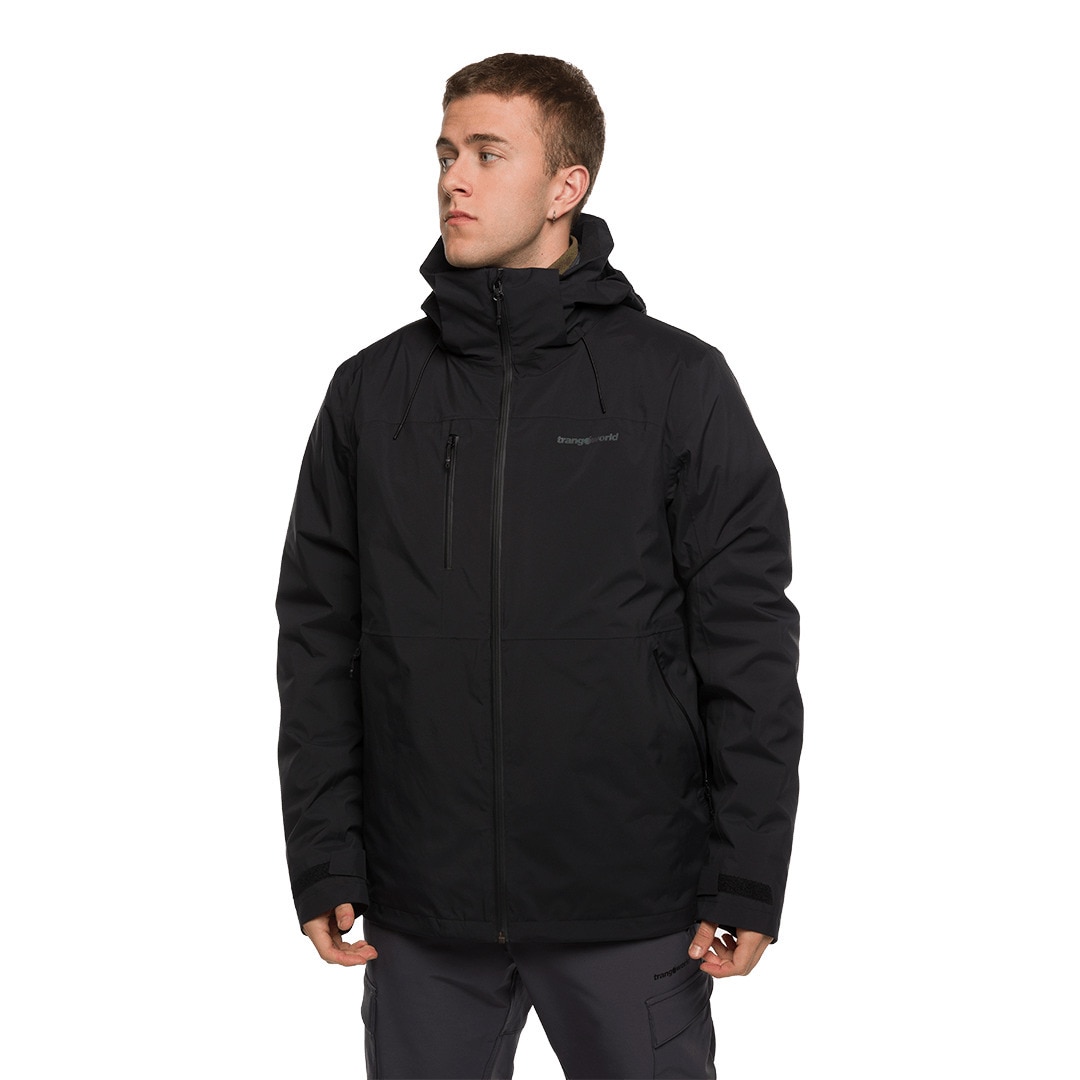 Chaqueta de hombre Salama complet Trangoworld - Negro Negro-2