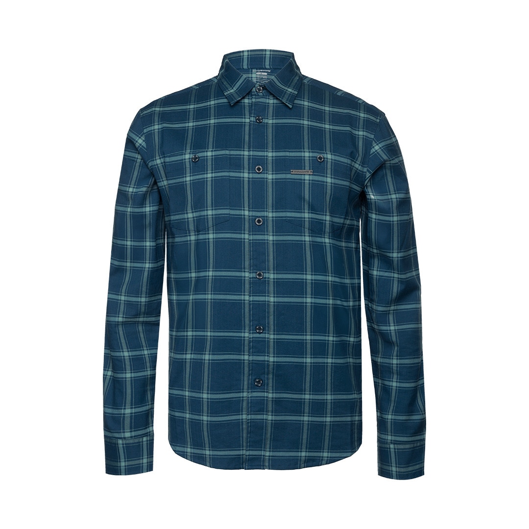 Camisa de hombre Zernez Trangoworld - Denim Denim-1