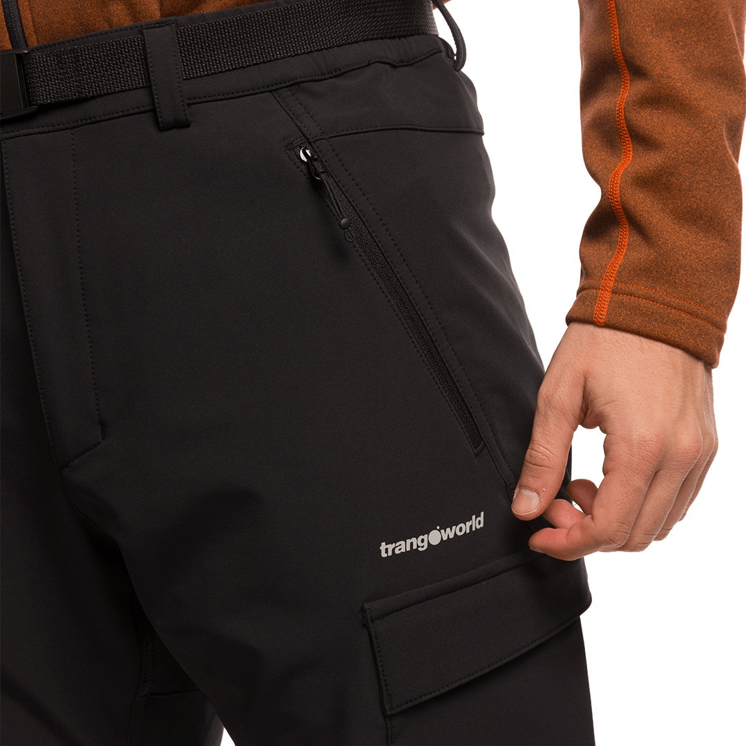 Imagen 5 de Pantalón largo de hombre Zagora Trangoworld - Negro Negro