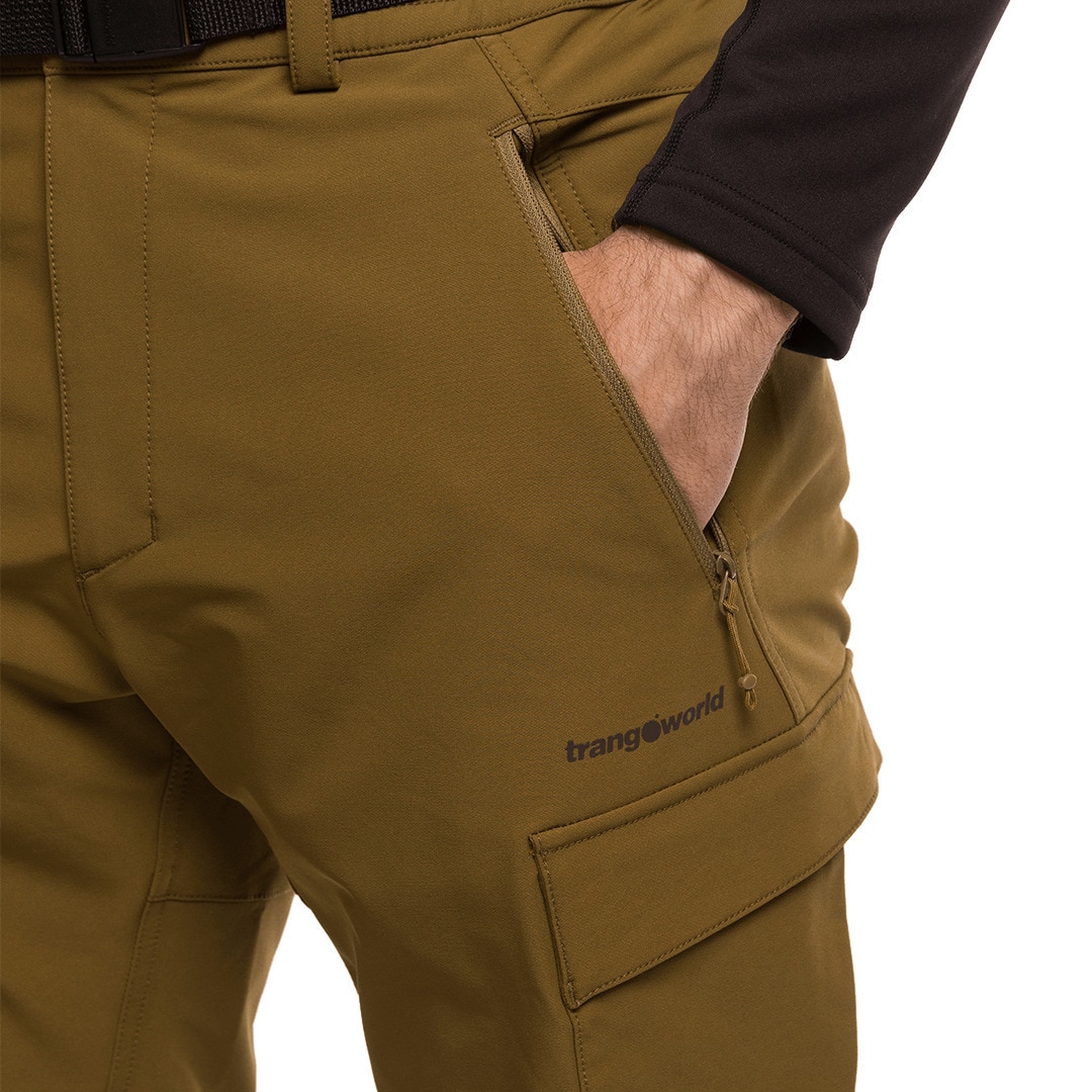 Imagen 6 de Pantalón largo de hombre Zagora Trangoworld - Marrón Marrón
