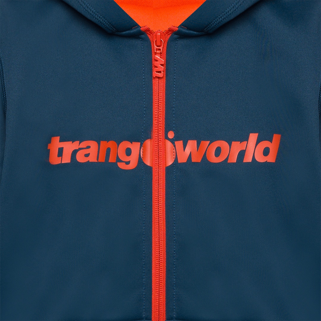 Sudadera de niños Oby Trangoworld - Azul marino / Naranja Azul marino / Naranja-2