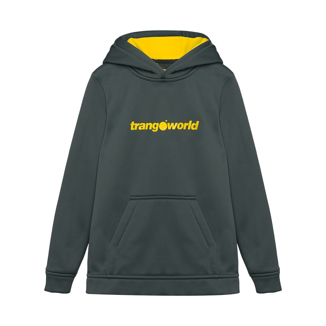 Sudadera de niños Kura Trangoworld - Gris / Amarillo Gris / Amarillo-1