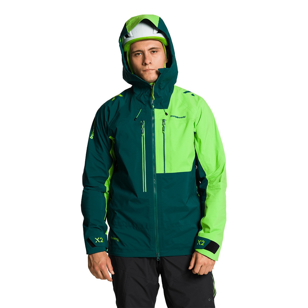 Chaqueta de hombre Trx2 shell evo Trangoworld - Verde oscuro Verde oscuro-1