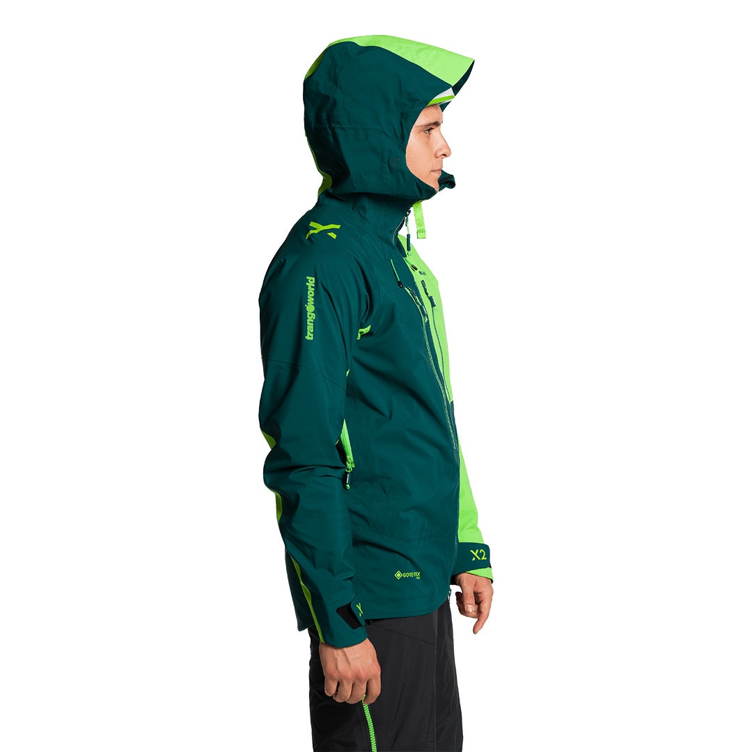 Chaqueta de hombre Trx2 shell evo Trangoworld - Verde oscuro Verde oscuro-3