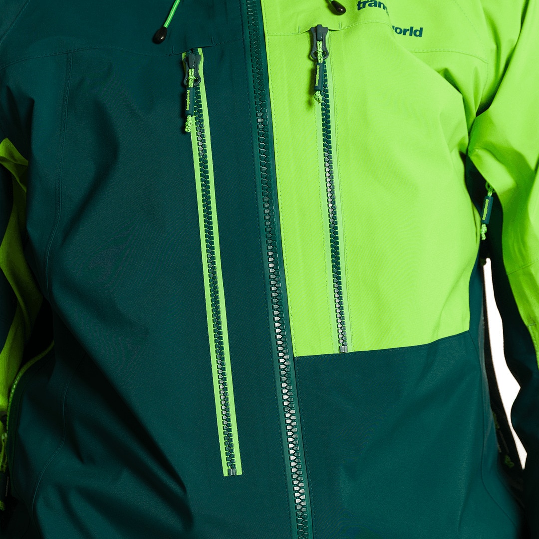 Chaqueta de hombre Trx2 shell evo Trangoworld - Verde oscuro Verde oscuro-7