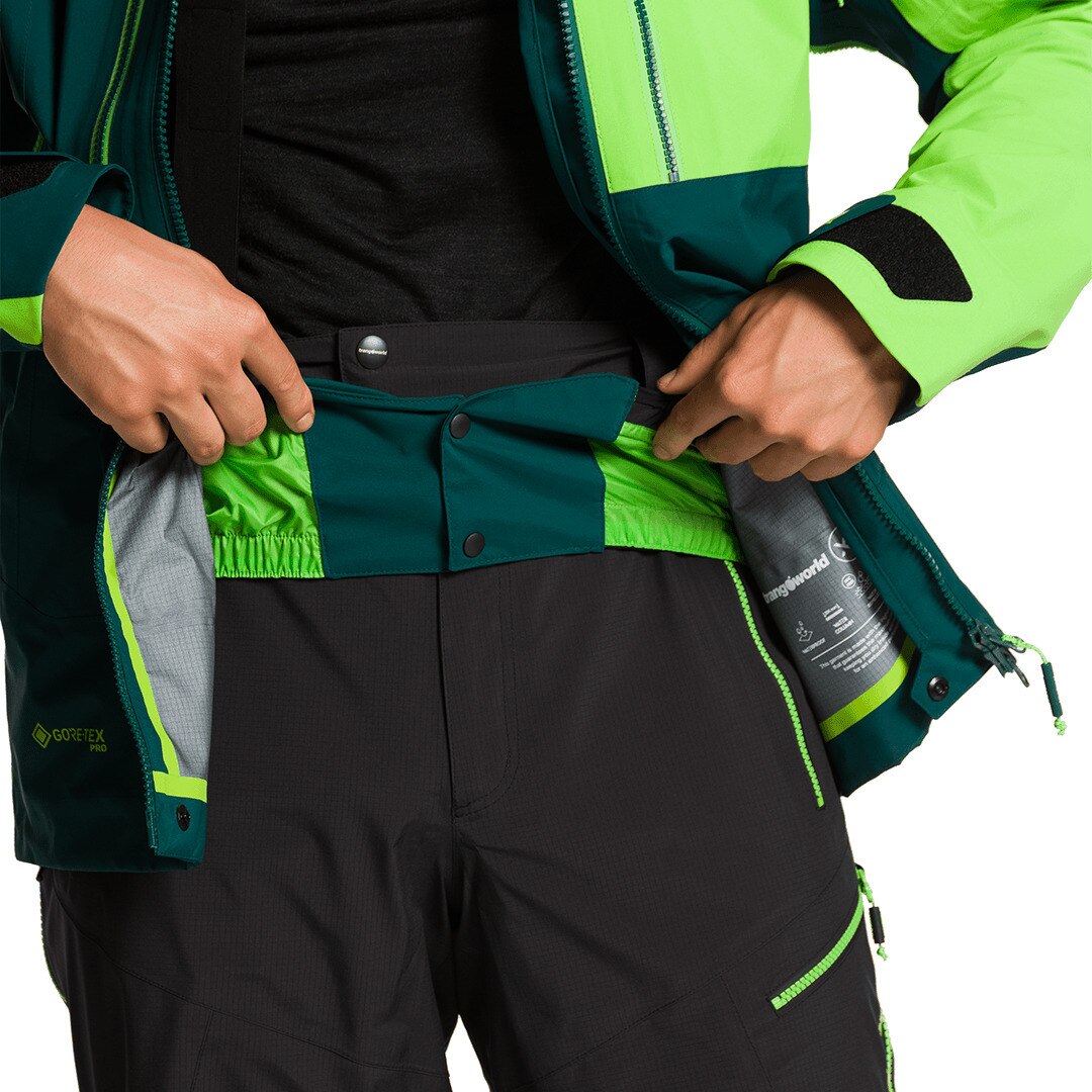 Chaqueta de hombre Trx2 shell evo Trangoworld - Verde oscuro Verde oscuro-10