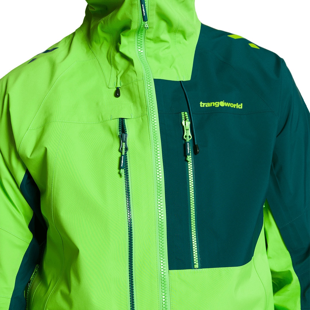 Chaqueta de hombre Trx2 shell evo Trangoworld - Verde Verde-6