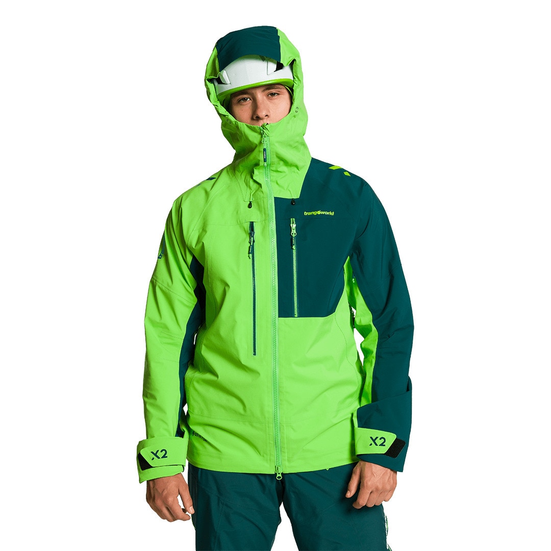 Chaqueta de hombre Trx2 shell evo Trangoworld - Verde Verde-10