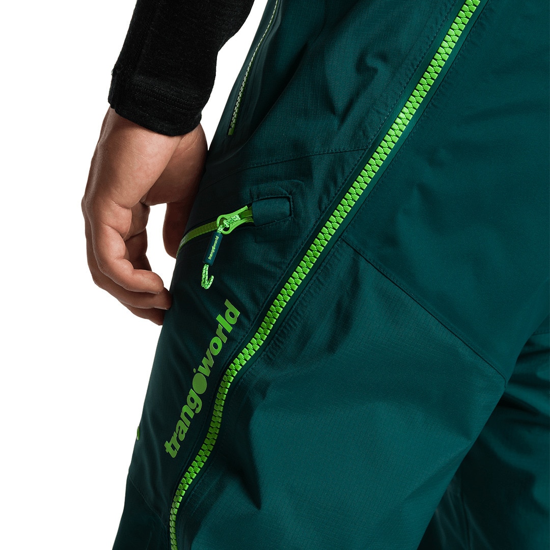 Imagen 4 de Pantalón de hombre Trx2 shell evo Trangoworld - Verde oscuro Verde oscuro