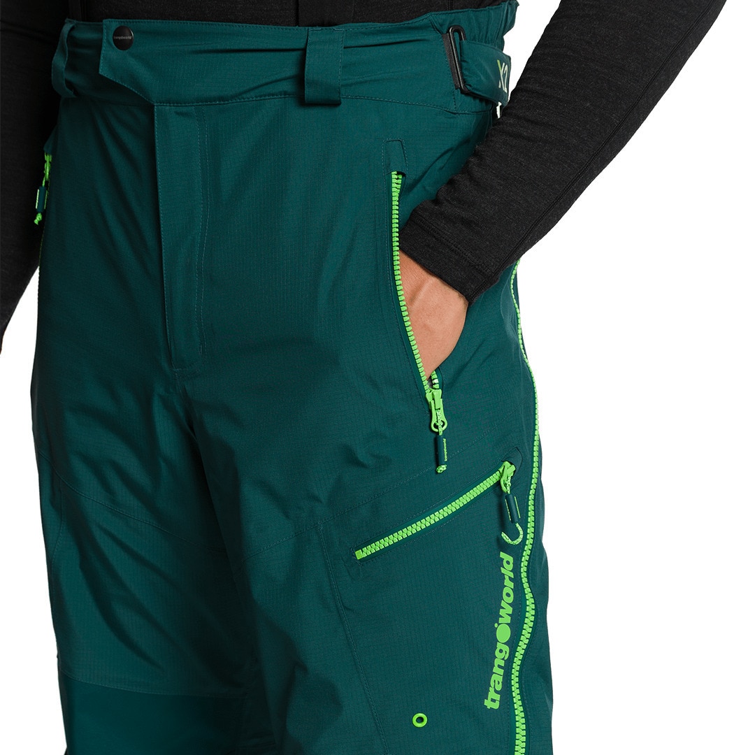 Imagen 6 de Pantalón de hombre Trx2 shell evo Trangoworld - Verde oscuro Verde oscuro