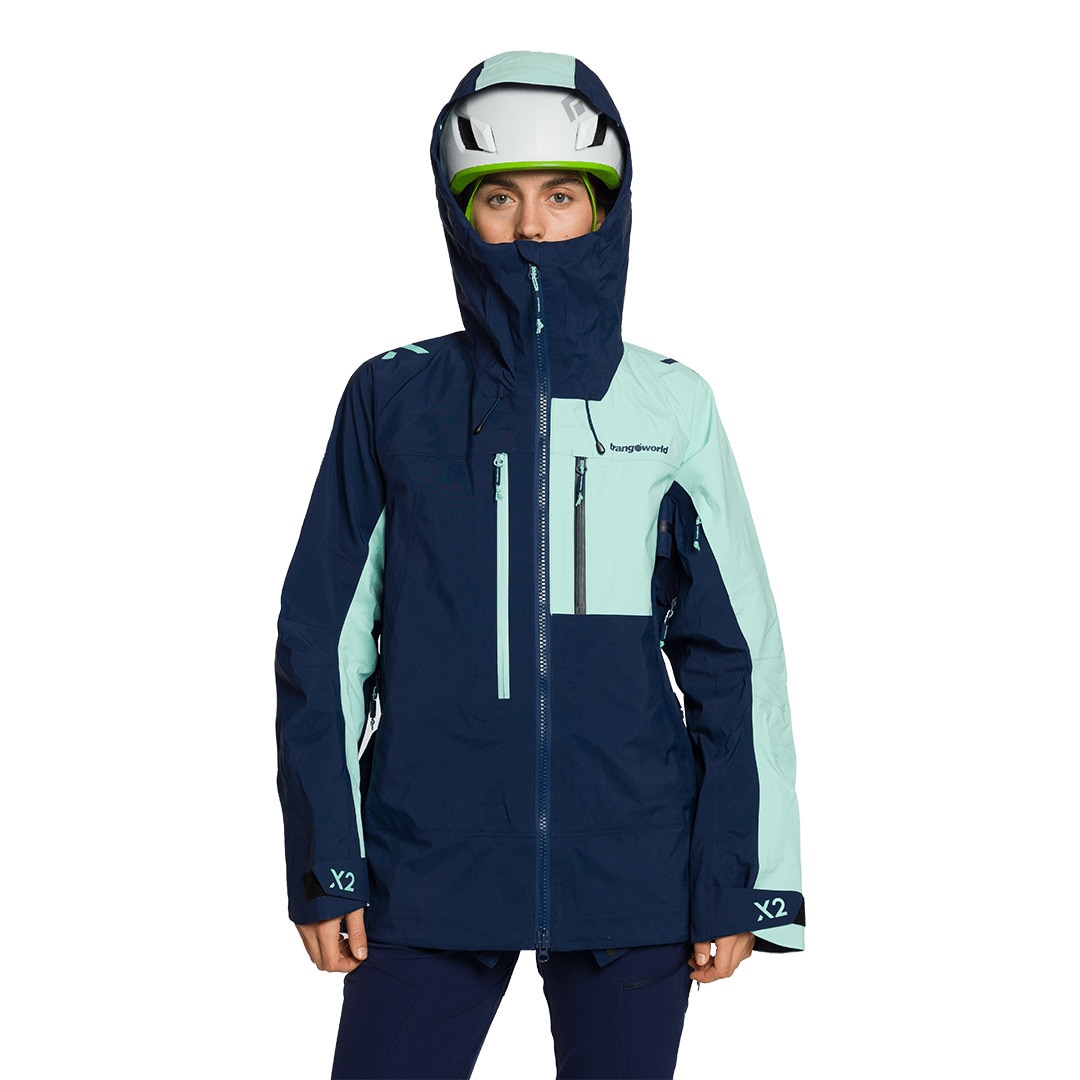 Chaqueta de mujer Trx2 shell wm evo Trangoworld - Azul marino Azul marino-2