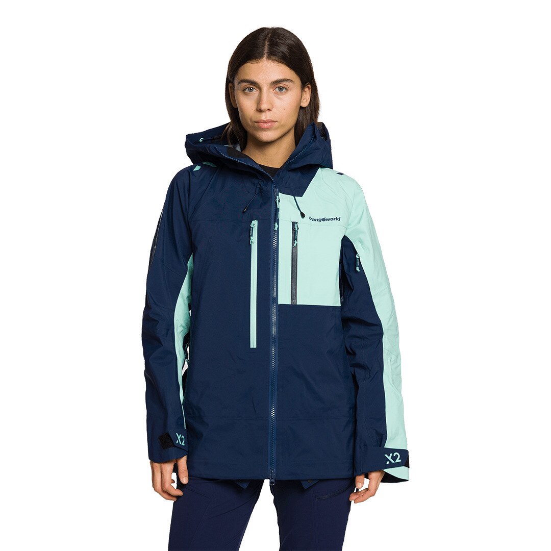 Chaqueta de mujer Trx2 shell wm evo Trangoworld - Azul marino Azul marino-5