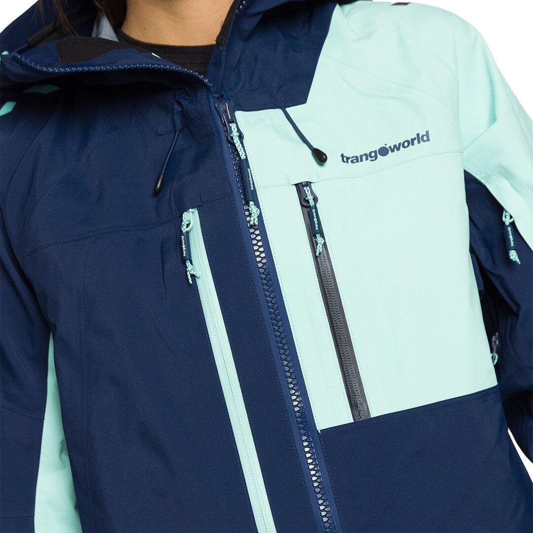Chaqueta de mujer Trx2 shell wm evo Trangoworld - Azul marino Azul marino-9