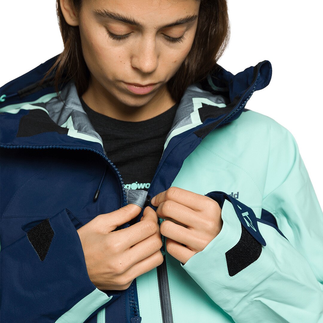 Chaqueta de mujer Trx2 shell wm evo Trangoworld - Azul marino Azul marino-11