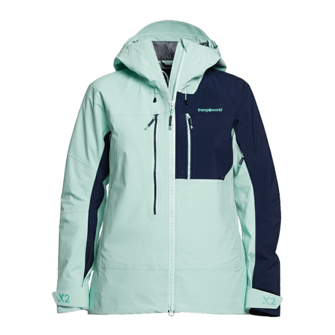 Chaqueta de mujer Trx2 shell wm evo Trangoworld - Azul Turquesa Azul Turquesa-1