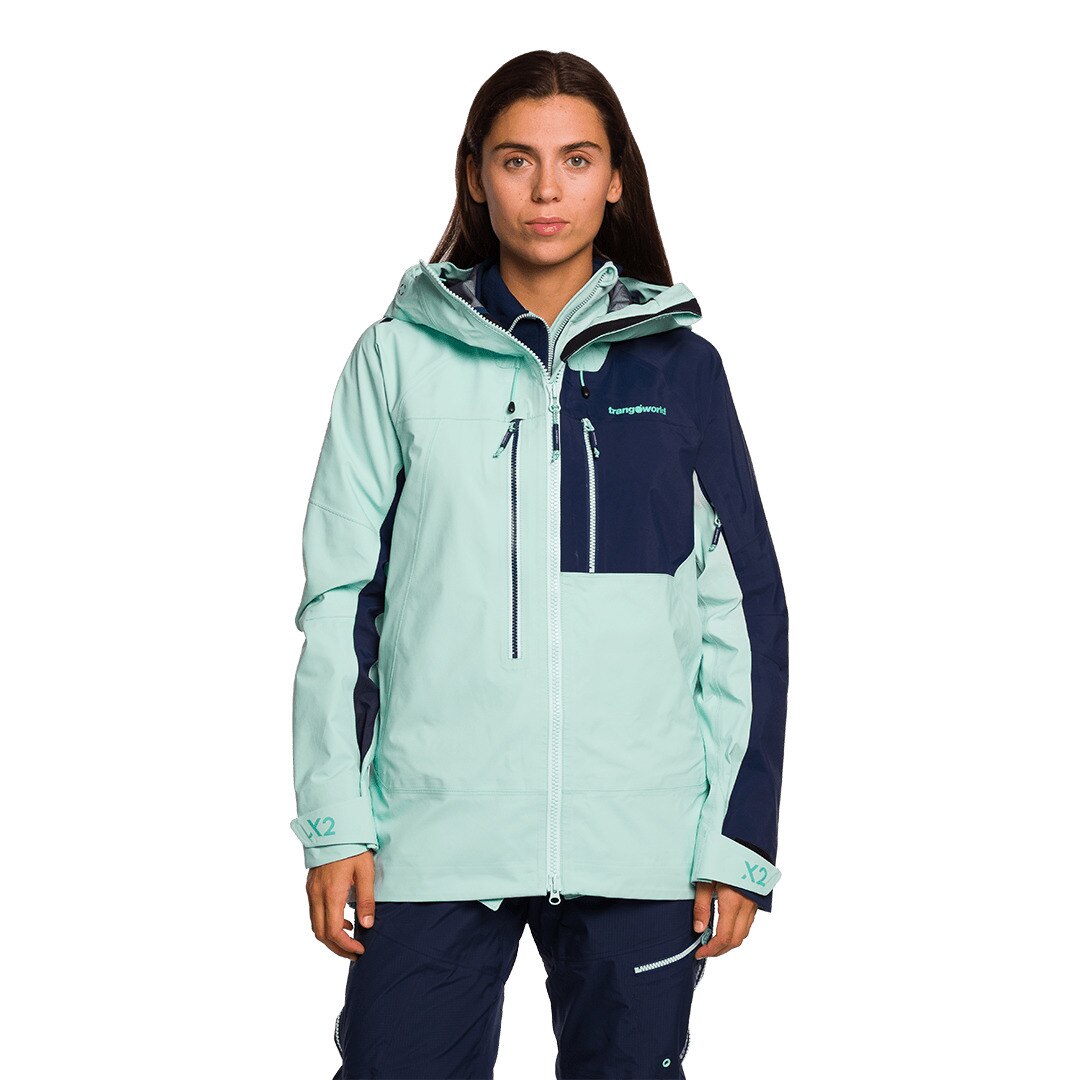 Chaqueta de mujer Trx2 shell wm evo Trangoworld - Azul Turquesa Azul Turquesa-2