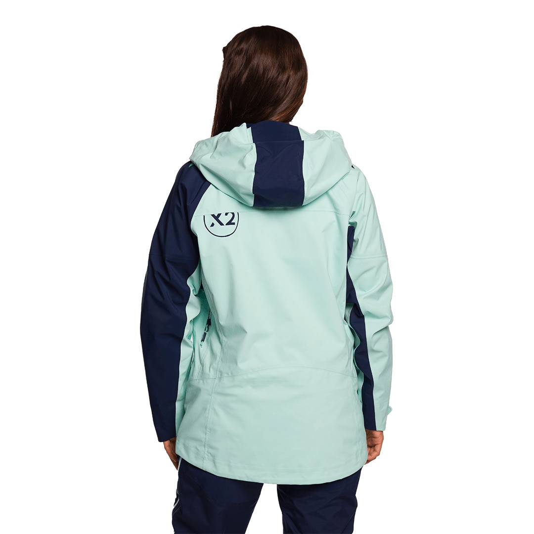 Chaqueta de mujer Trx2 shell wm evo Trangoworld - Azul Turquesa Azul Turquesa-3