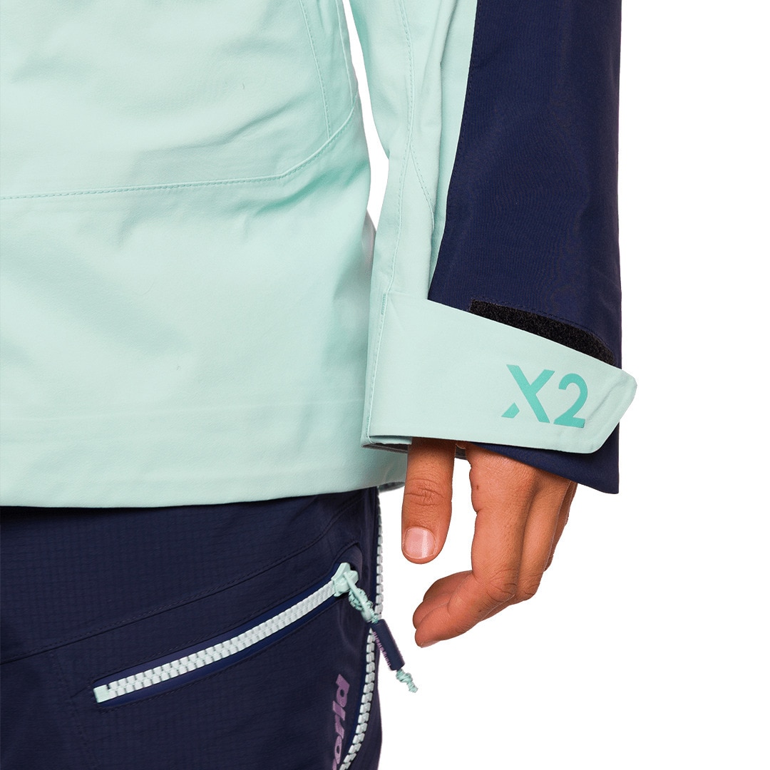Chaqueta de mujer Trx2 shell wm evo Trangoworld - Azul Turquesa Azul Turquesa-4