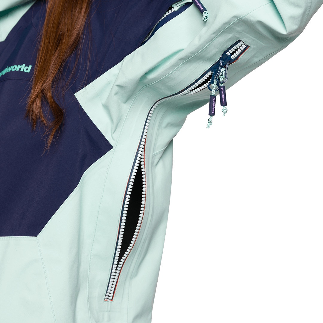 Chaqueta de mujer Trx2 shell wm evo Trangoworld - Azul Turquesa Azul Turquesa-5