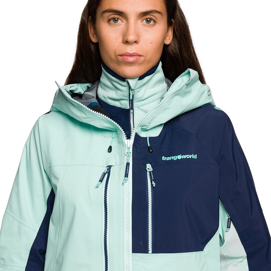 Chaqueta de mujer Trx2 shell wm evo Trangoworld - Azul Turquesa Azul Turquesa-6