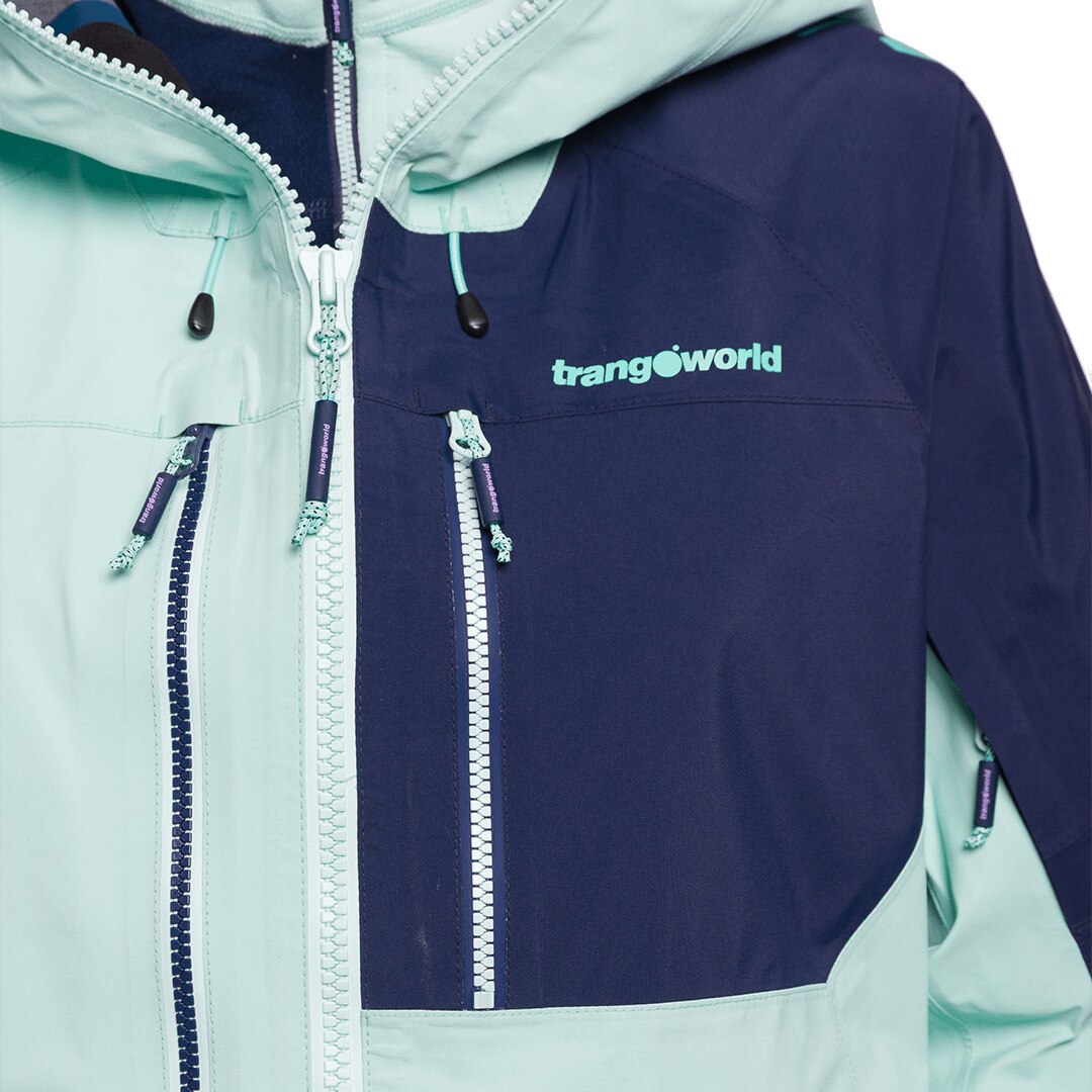 Chaqueta de mujer Trx2 shell wm evo Trangoworld - Azul Turquesa Azul Turquesa-7