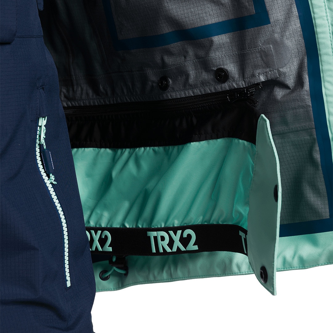 Chaqueta de mujer Trx2 shell wm evo Trangoworld - Azul Turquesa Azul Turquesa-11