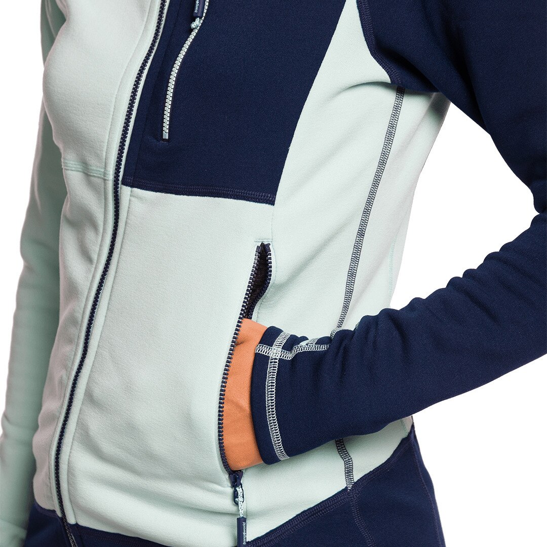 Chaqueta de mujer Trx2 stretch wm evo Trangoworld - Azul Turquesa Azul Turquesa-5