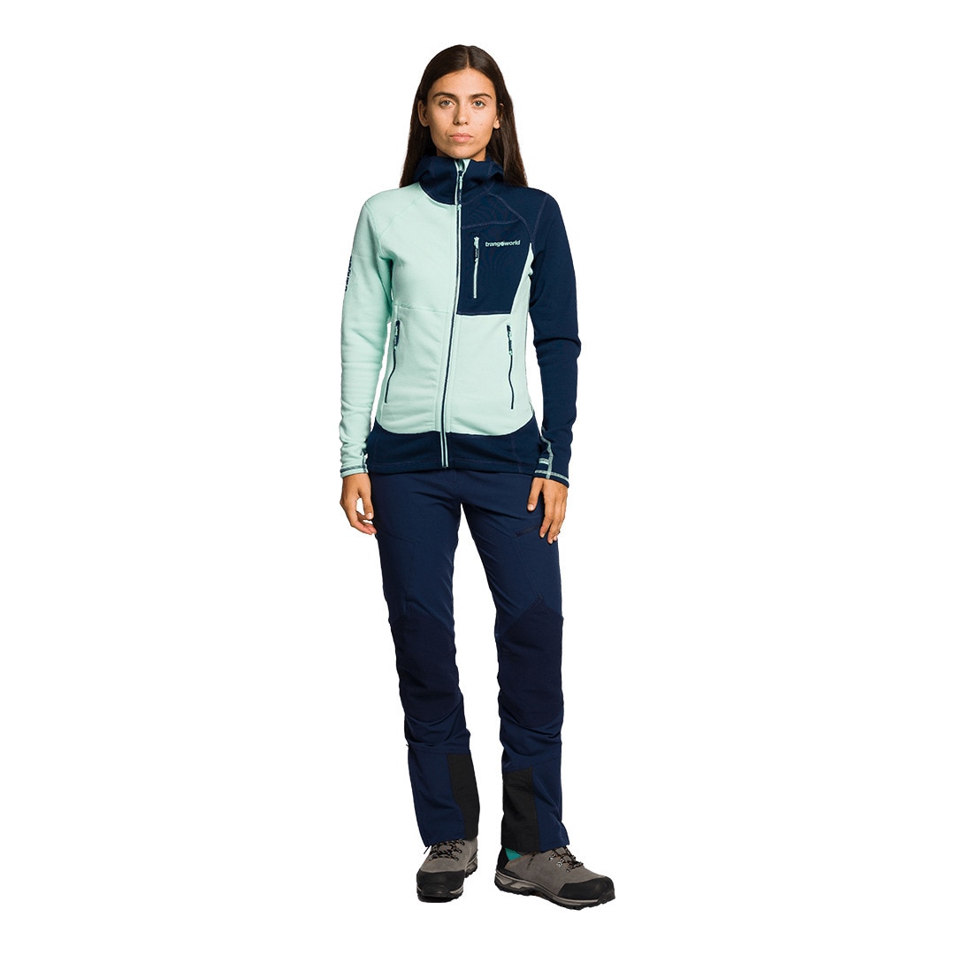 Chaqueta de mujer Trx2 stretch wm evo Trangoworld - Azul Turquesa Azul Turquesa-8