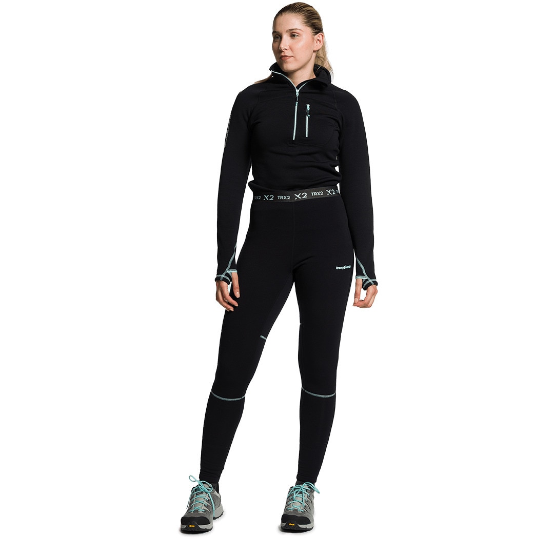 Malla de mujer Trx2 stretch wm evo Trangoworld - Negro Negro-5