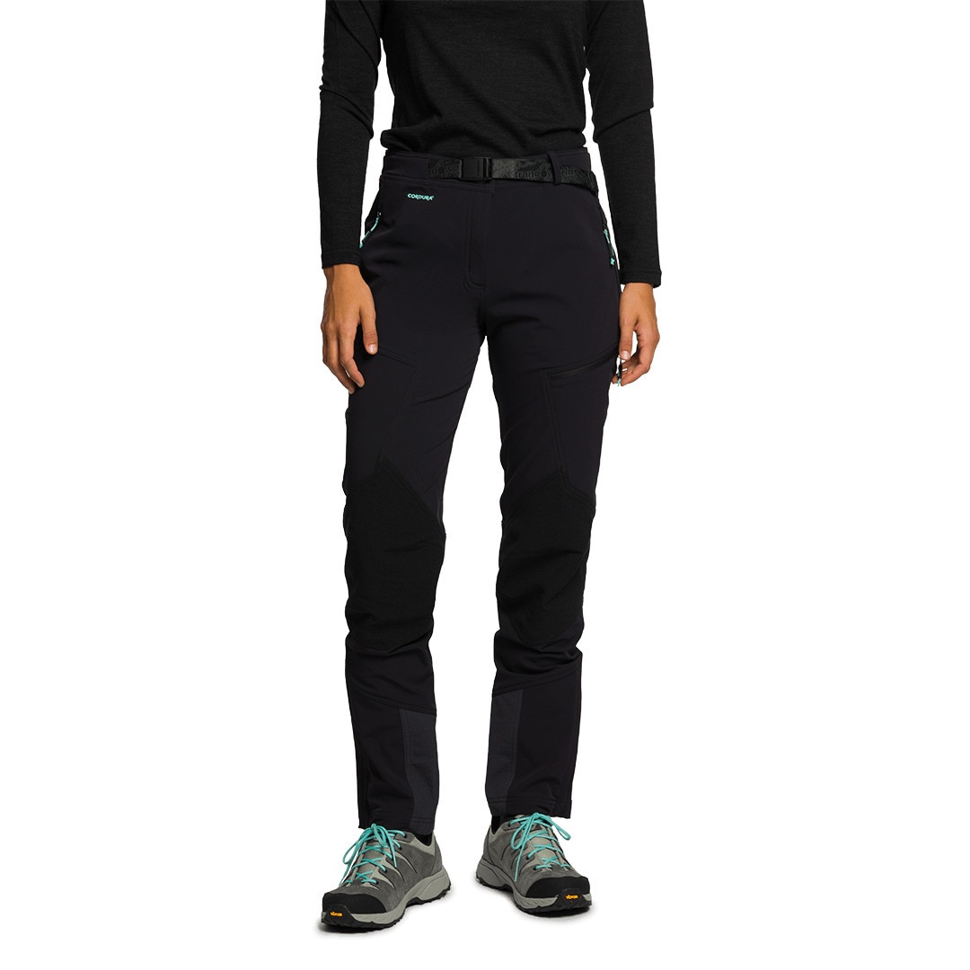 Pantalón largo de mujer Trx2 nyl wm evo Trangoworld - Negro Negro-1
