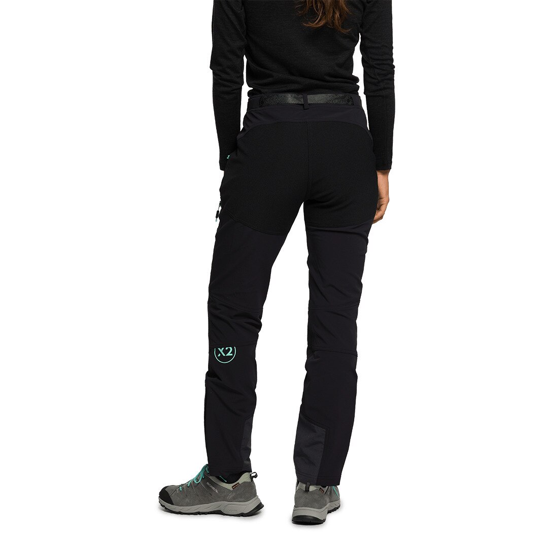 Pantalón largo de mujer Trx2 nyl wm evo Trangoworld - Negro Negro-2