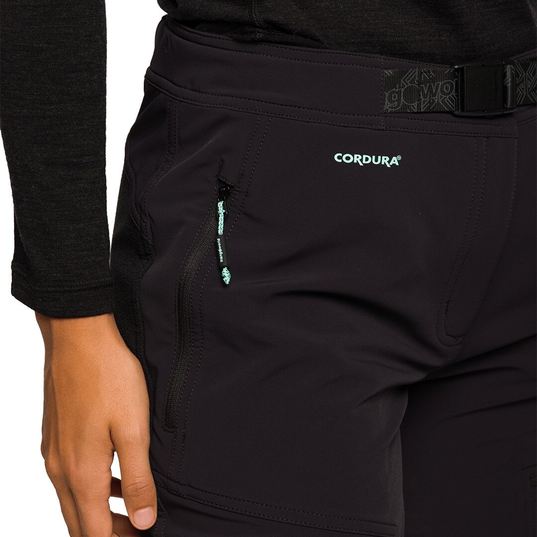Pantalón largo de mujer Trx2 nyl wm evo Trangoworld - Negro Negro-6