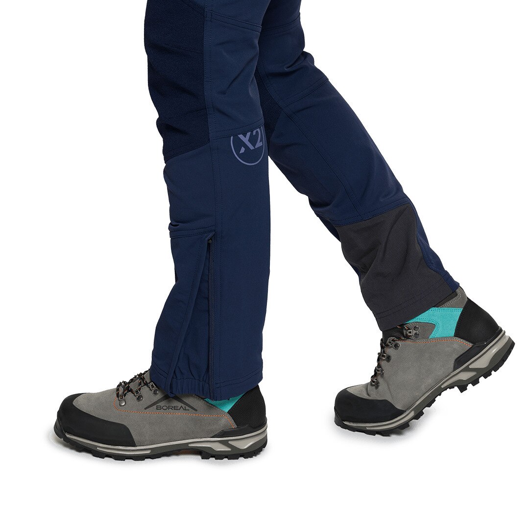 Pantalón largo de mujer Trx2 nyl wm evo Trangoworld - Azul marino Azul marino-5