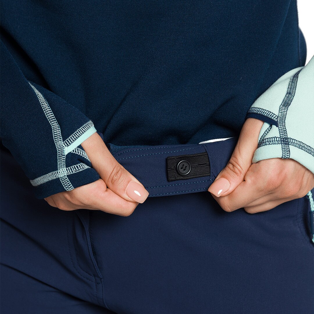 Pantalón largo de mujer Trx2 nyl wm evo Trangoworld - Azul marino Azul marino-6