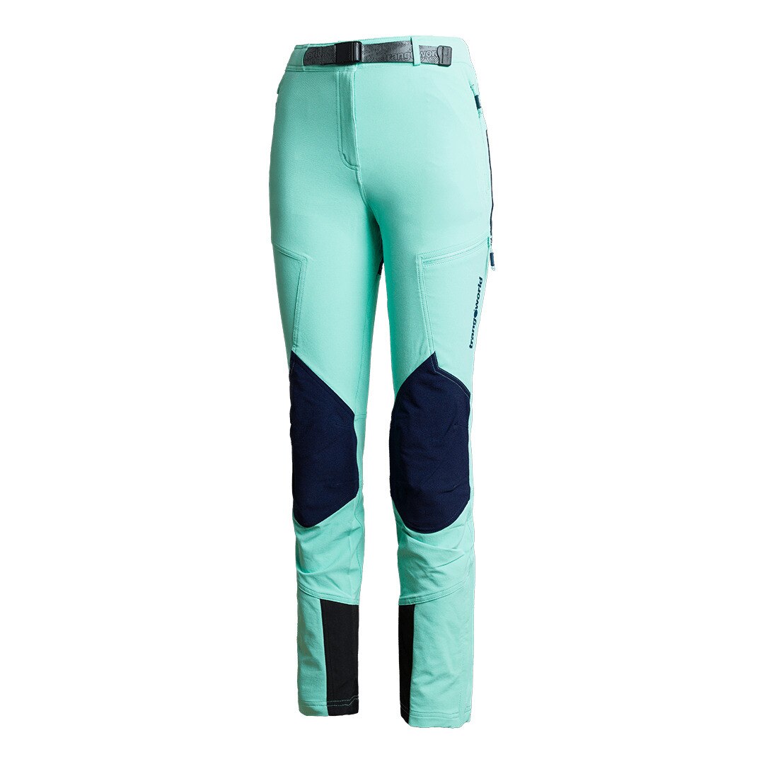 Pantalón largo de mujer Trx2 nyl wm evo Trangoworld - Azul Turquesa Azul Turquesa-1
