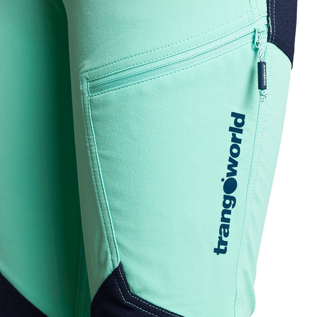 Pantalón largo de mujer Trx2 nyl wm evo Trangoworld - Azul Turquesa Azul Turquesa-2