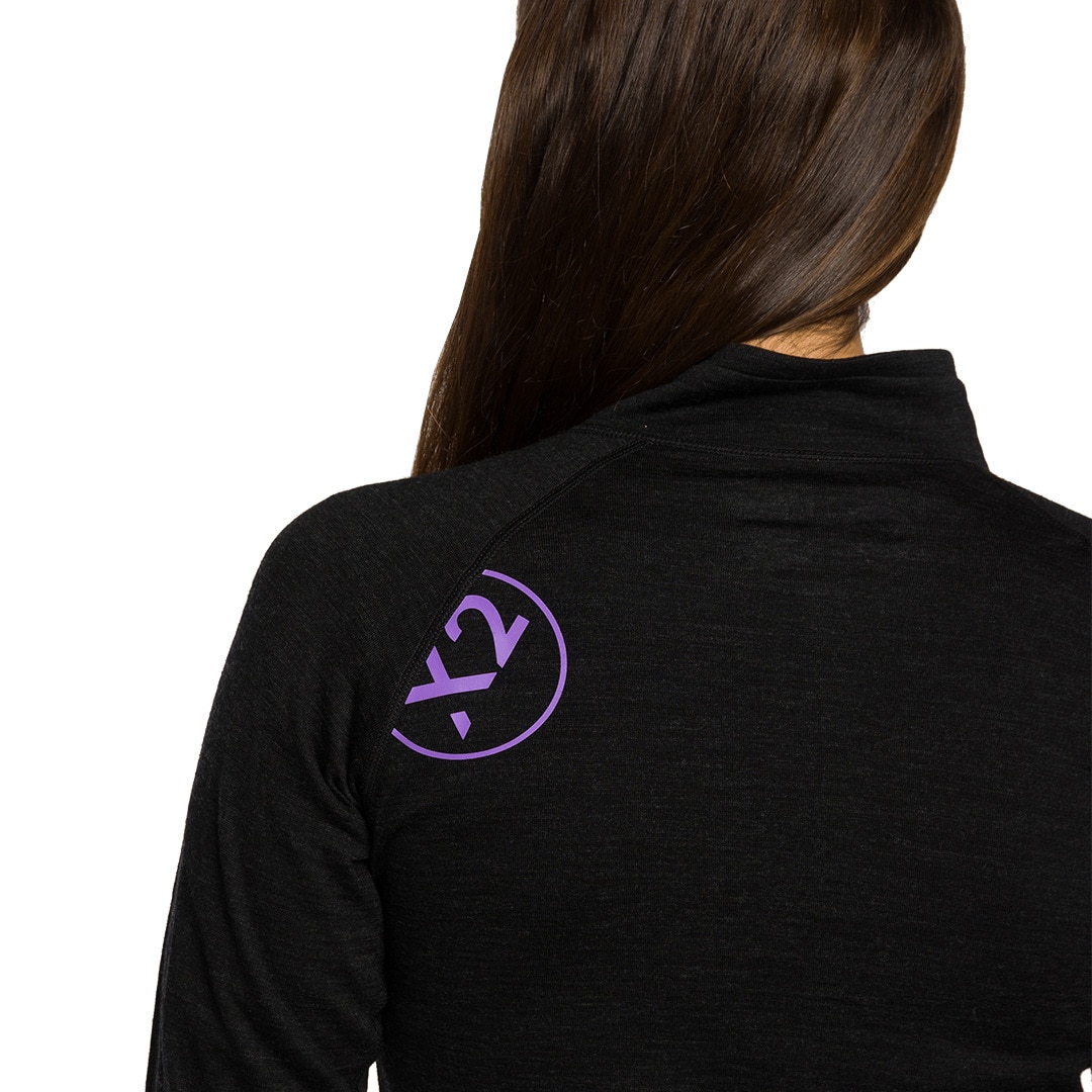 Imagen 3 de Camiseta de mujer Trx2 wool wm evo Trangoworld - Negro Negro