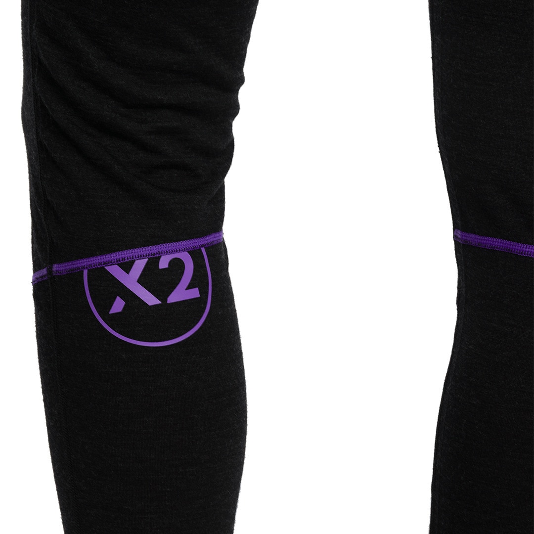 Imagen 4 de Pantalón largo interior de mujer Trx2 wool wm evo Trangoworld - Negro Negro