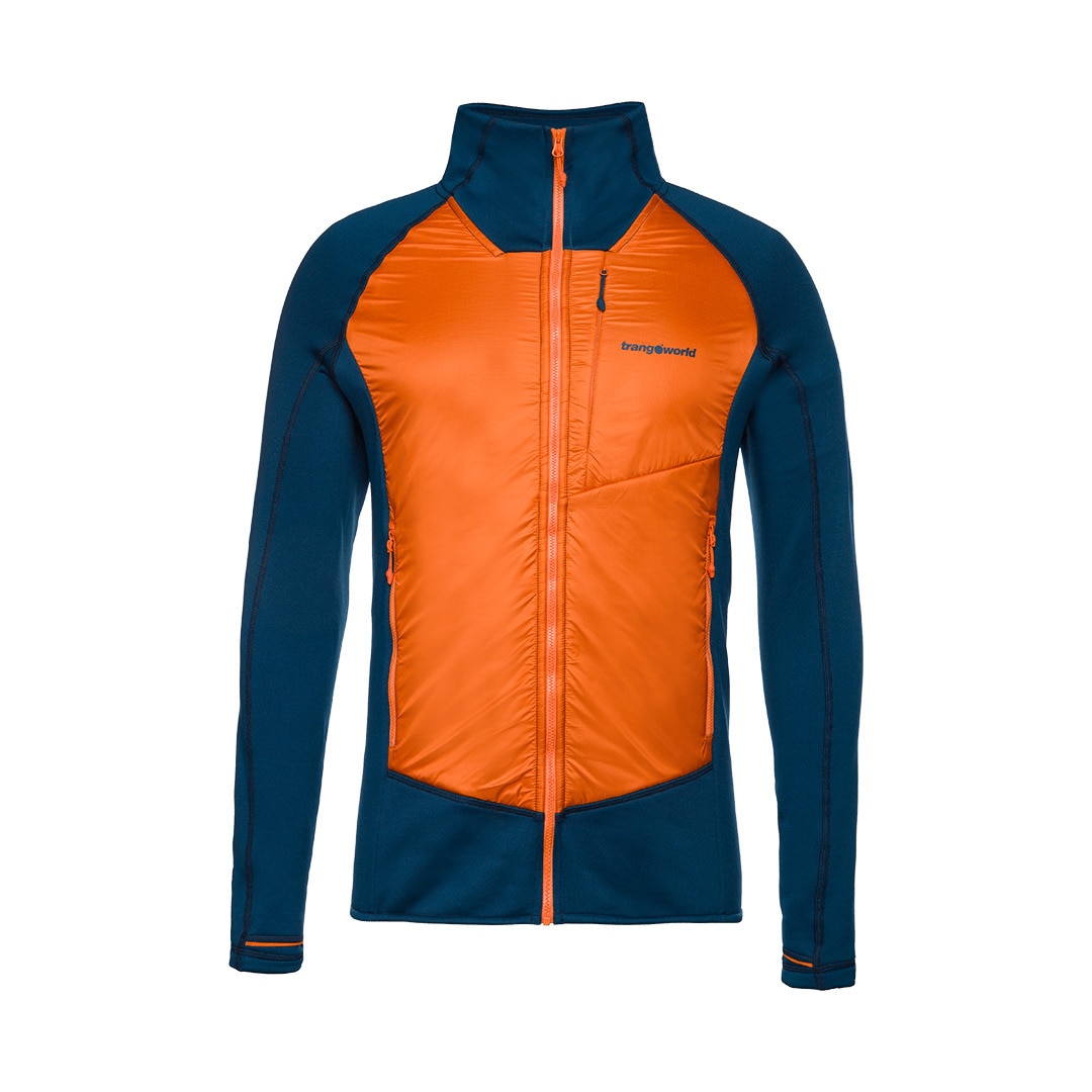 Trangoworld Chaqueta de hombre Olney Azul marino / Naranja