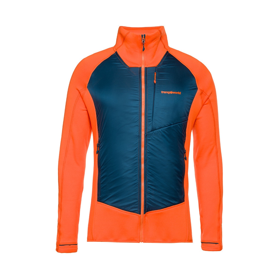 Trangoworld Chaqueta de hombre Olney Azul marino / Naranja