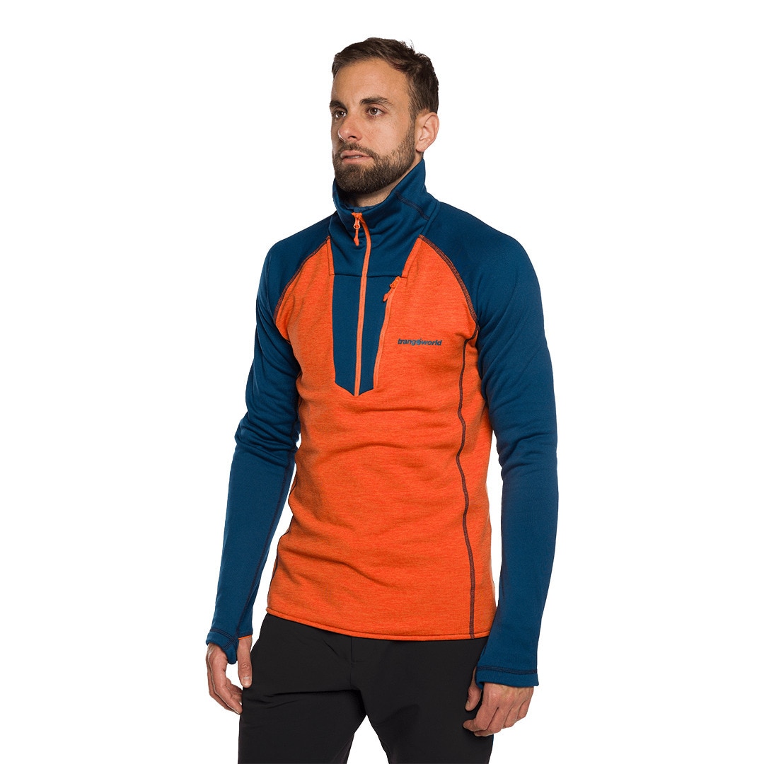 Forro polar de hombre Glyders Trangoworld - Naranja / Azul marino Naranja / Azul marino-2