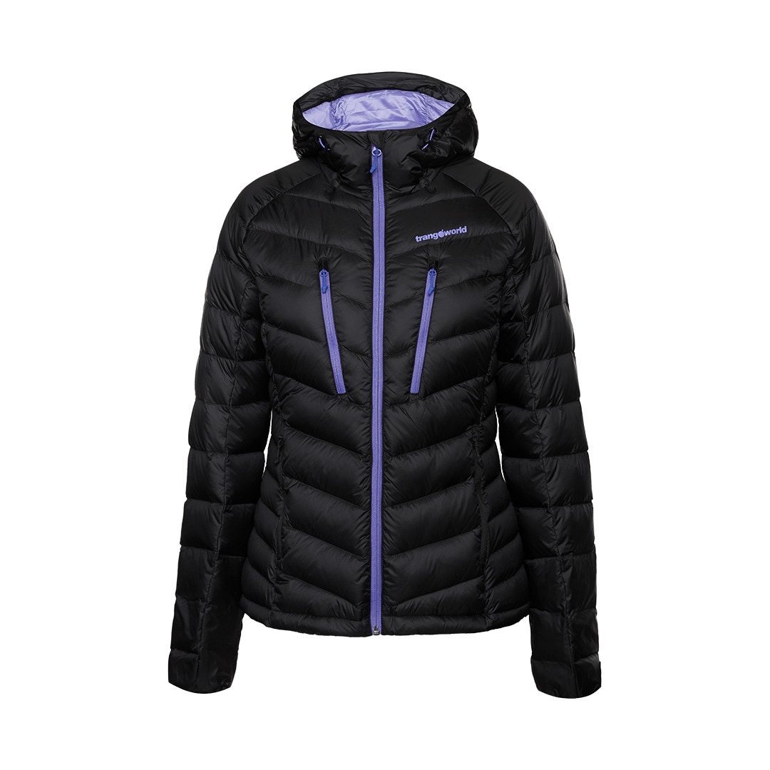 Trangoworld Chaqueta de mujer Leynar Negro / Rosa