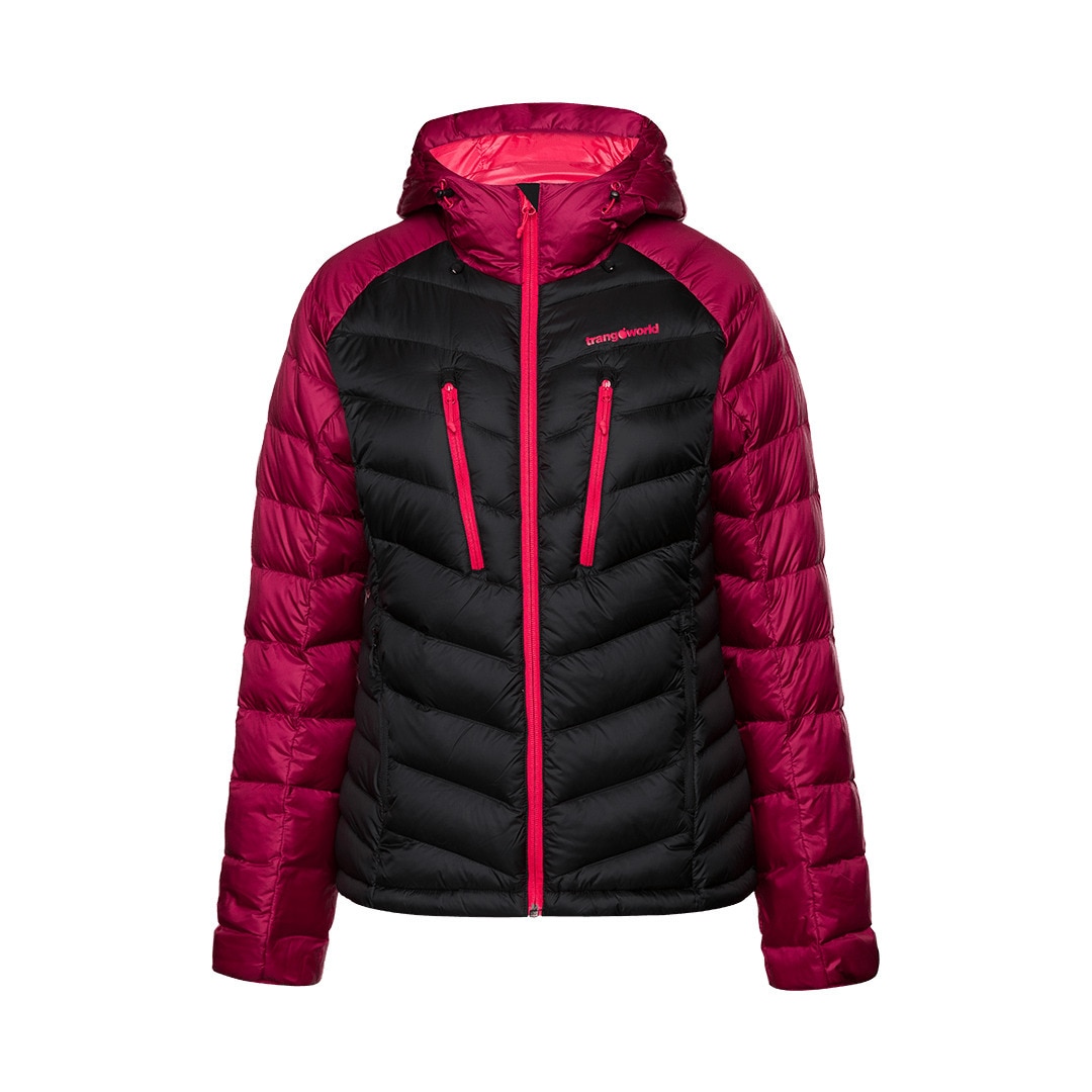 Trangoworld Chaqueta de mujer Leynar Negro / Rosa