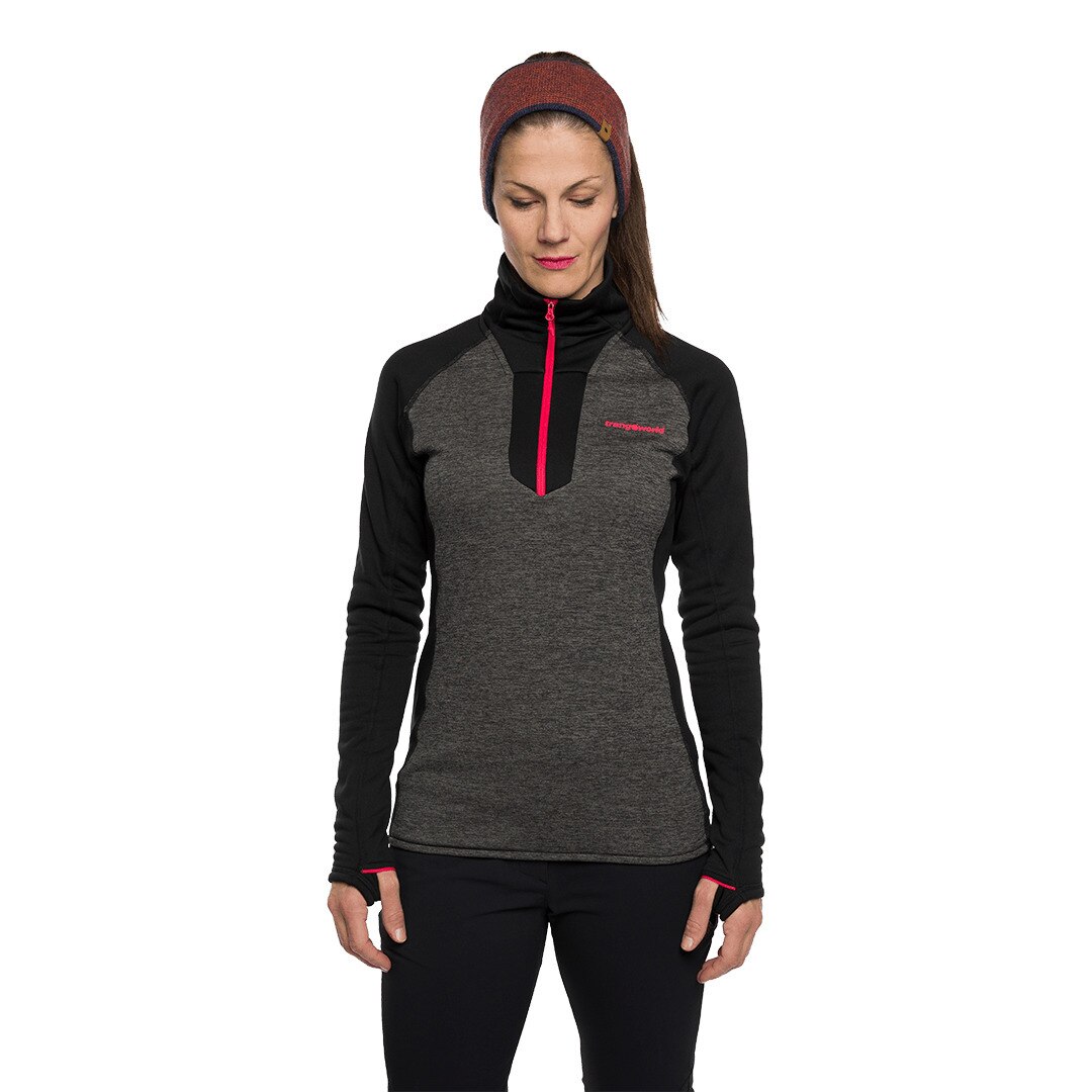 Forro polar de mujer Omessa Trangoworld - Negro Negro-2