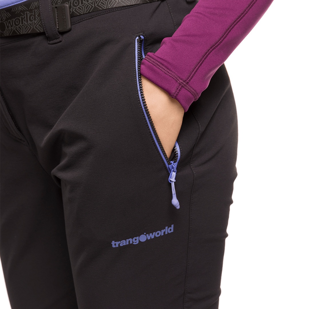 Pantalón largo de mujer Arolla Trangoworld - Negro Negro-4