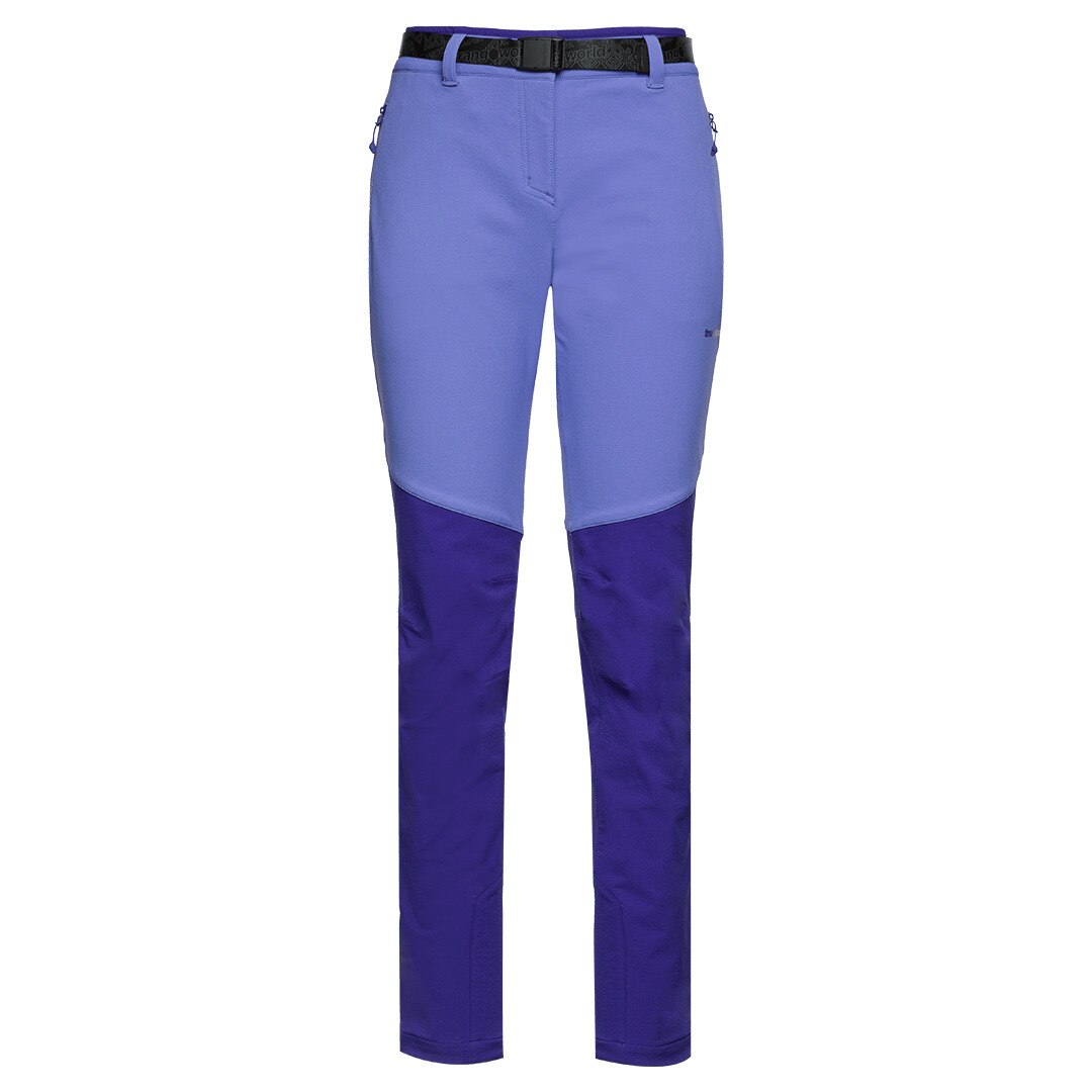 Pantalón largo de mujer Arolla Trangoworld - Azul claro / Azul marino Azul claro / Azul marino-1