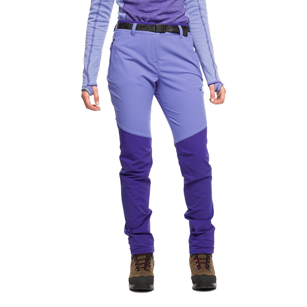 Pantalón largo de mujer Arolla Trangoworld - Azul claro / Azul marino Azul claro / Azul marino-2