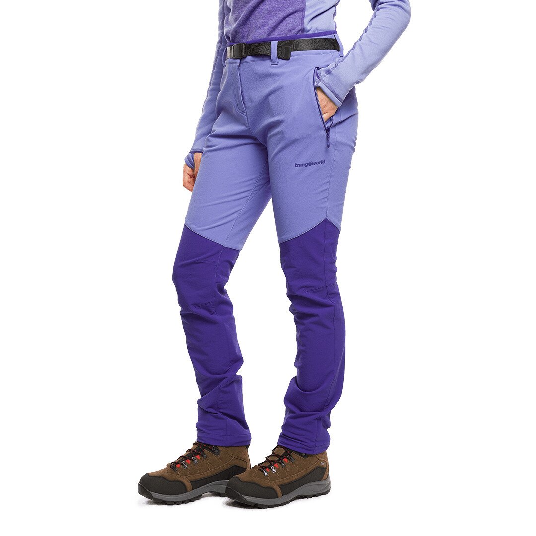 Pantalón largo de mujer Arolla Trangoworld - Azul claro / Azul marino Azul claro / Azul marino-4