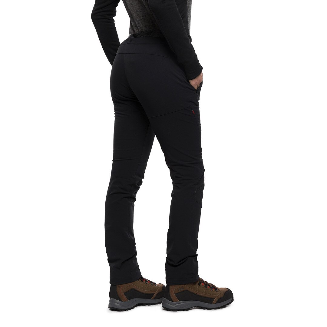 Pantalón largo de mujer Dunai dr Trangoworld - Negro mate Negro mate-3